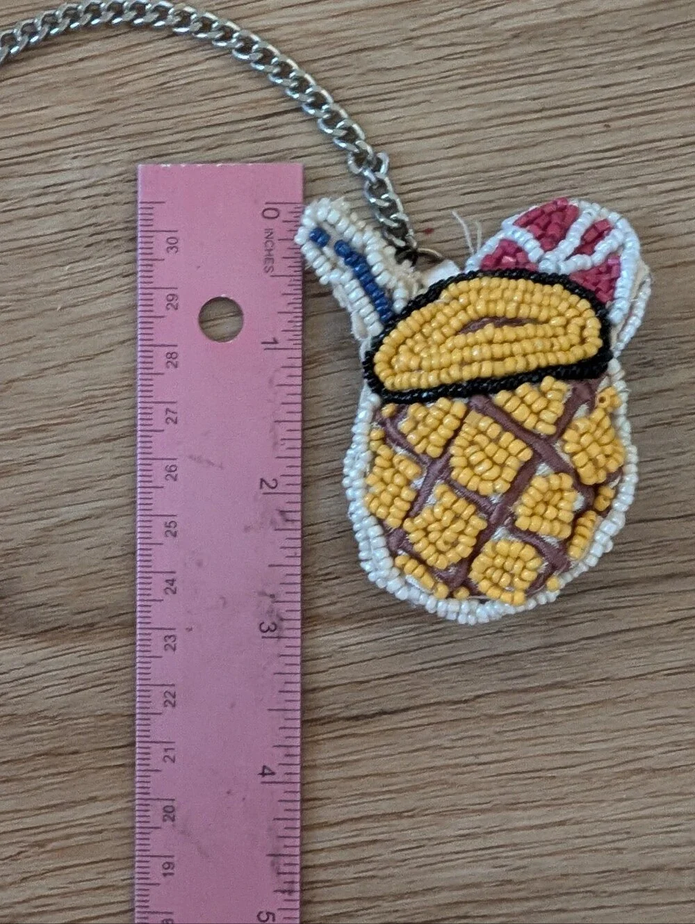 Hand Beaded 3D Bag Charms/ Keychains 12pc Lot